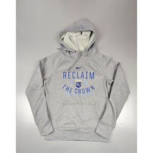 Nike Kansas City KC Royals Hoodie‎ Womens Small. Reclaim the Crown Therma-Fit